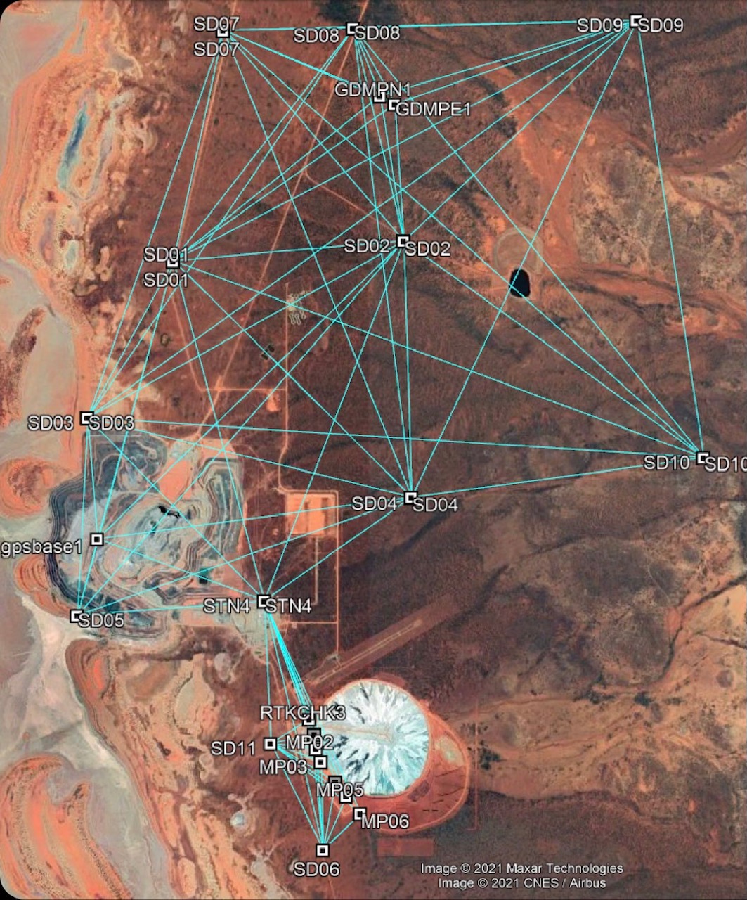 Surface Survey Control Networks